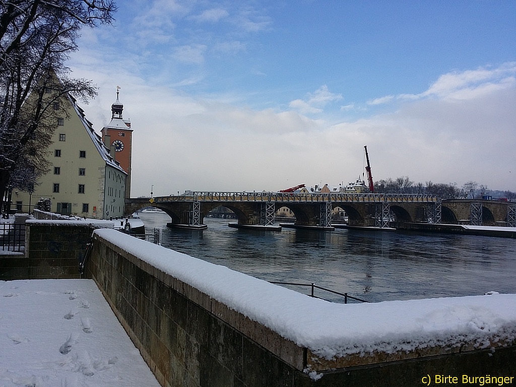 Regensburg im Schnee