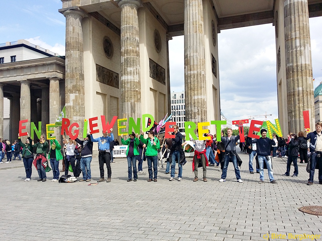 Energiewendedemo in Berlin am 10. Mai 2014